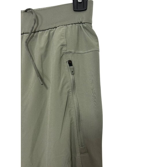 Adidas Womens Joggers S Sage Green Logo AEROREADY Drawstring Pockets Activewear - Picture 13 of 16